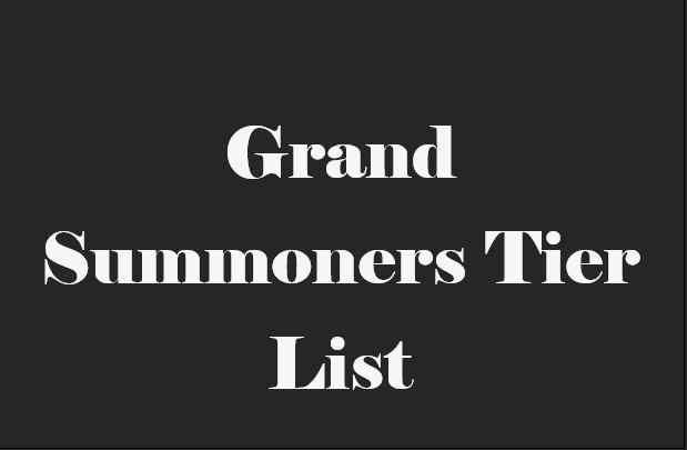 Grand summoners tier