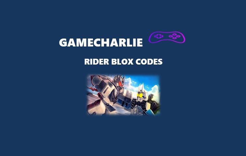 rider blox codes